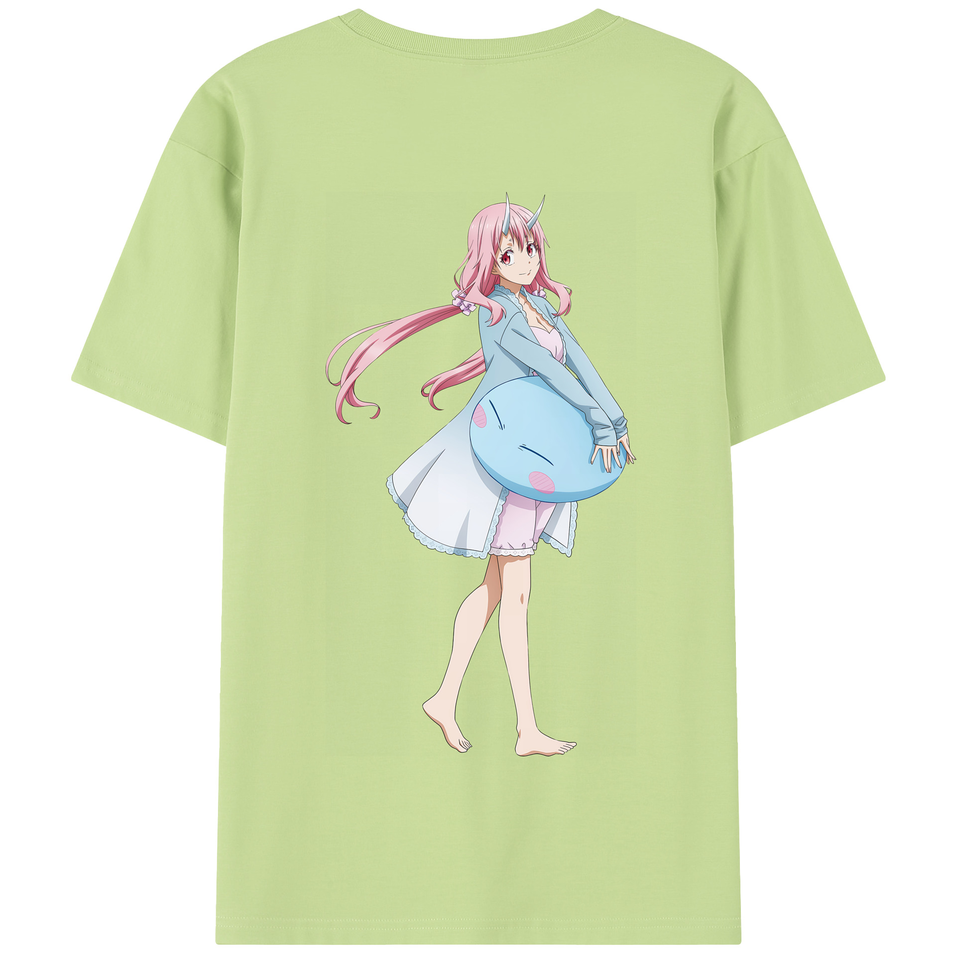 （画像用） 転スラ Regarding Reincarnated to Slime 綿100％半袖Tシャツ（背面プリント）